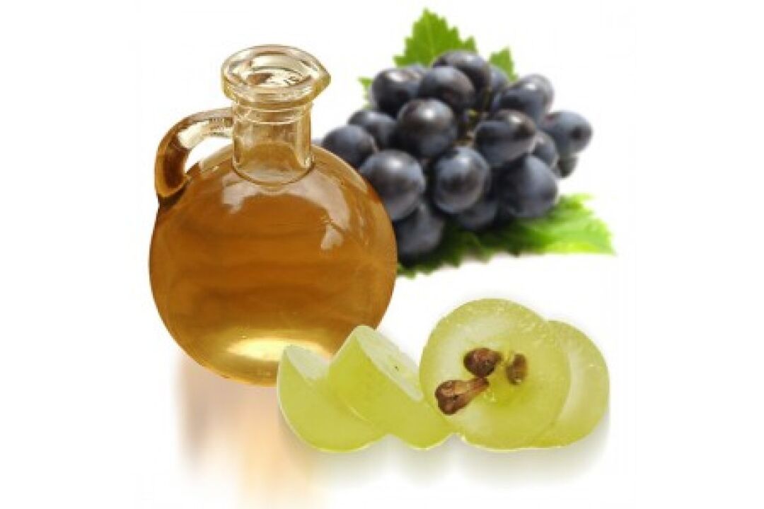 huile de pépins de raisin pour le rajeunissement de la peau